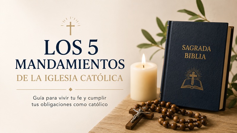 Los 5 Mandamientos de la Iglesia Católica: Cuáles son y qué significan
