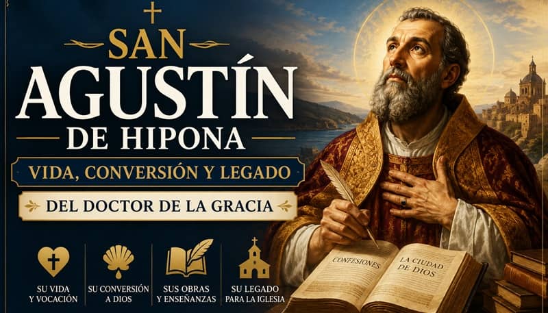San Agustín de Hipona: Vida, conversión y legado del Doctor de la Gracia