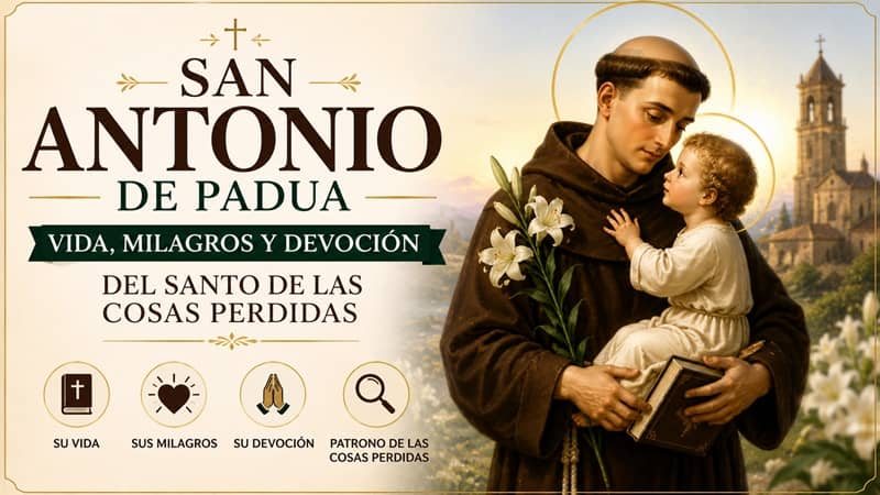 San Antonio de Padua: Vida, milagros y devoción del santo de las cosas perdidas
