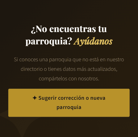 Sugerir Parroquia