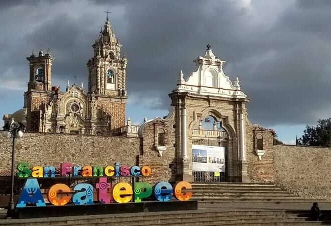 Imagen de Templo de San Francisco Acatepec, Cholula, Puebla